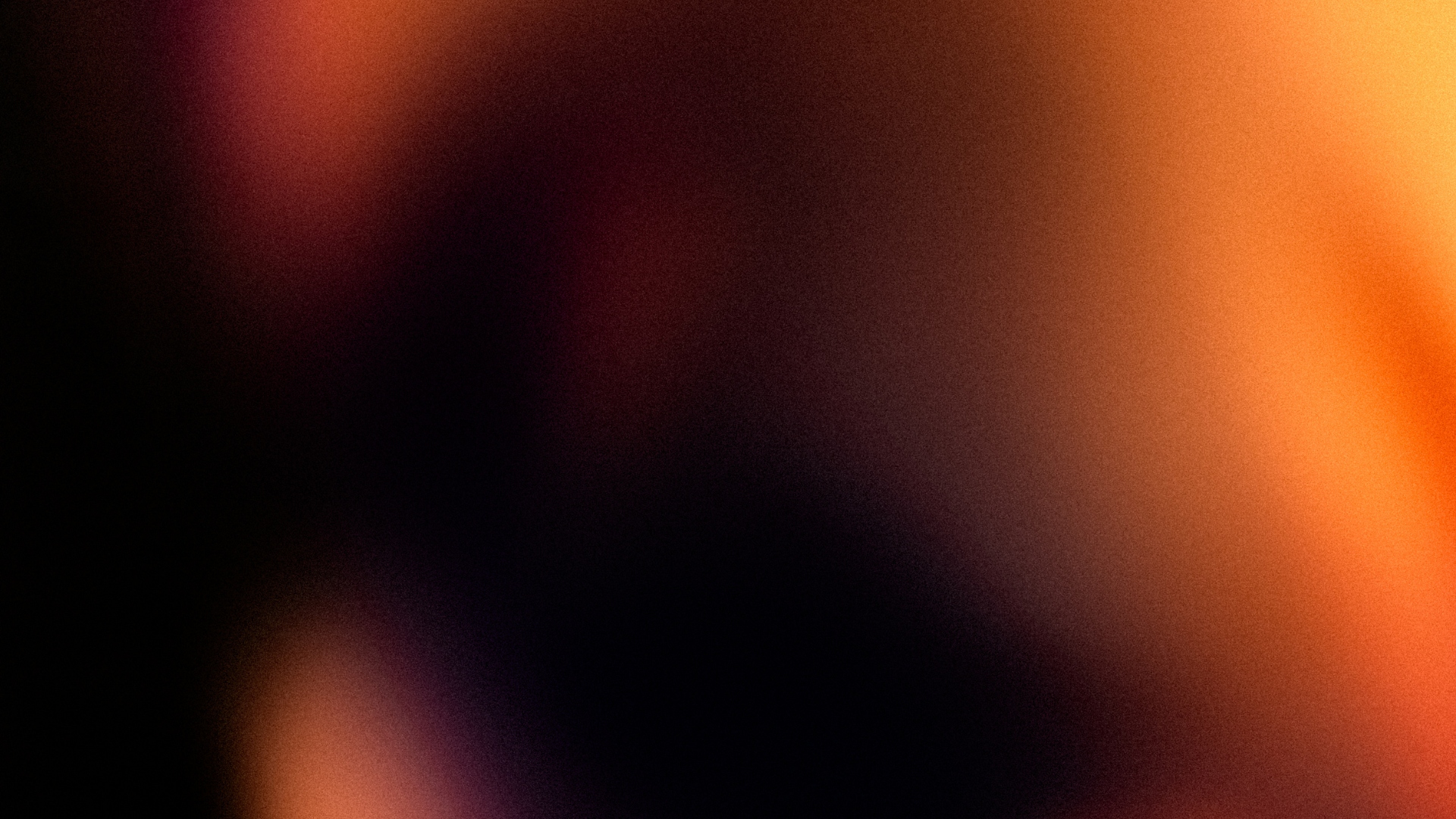 Abstract orange and black Mkora visual